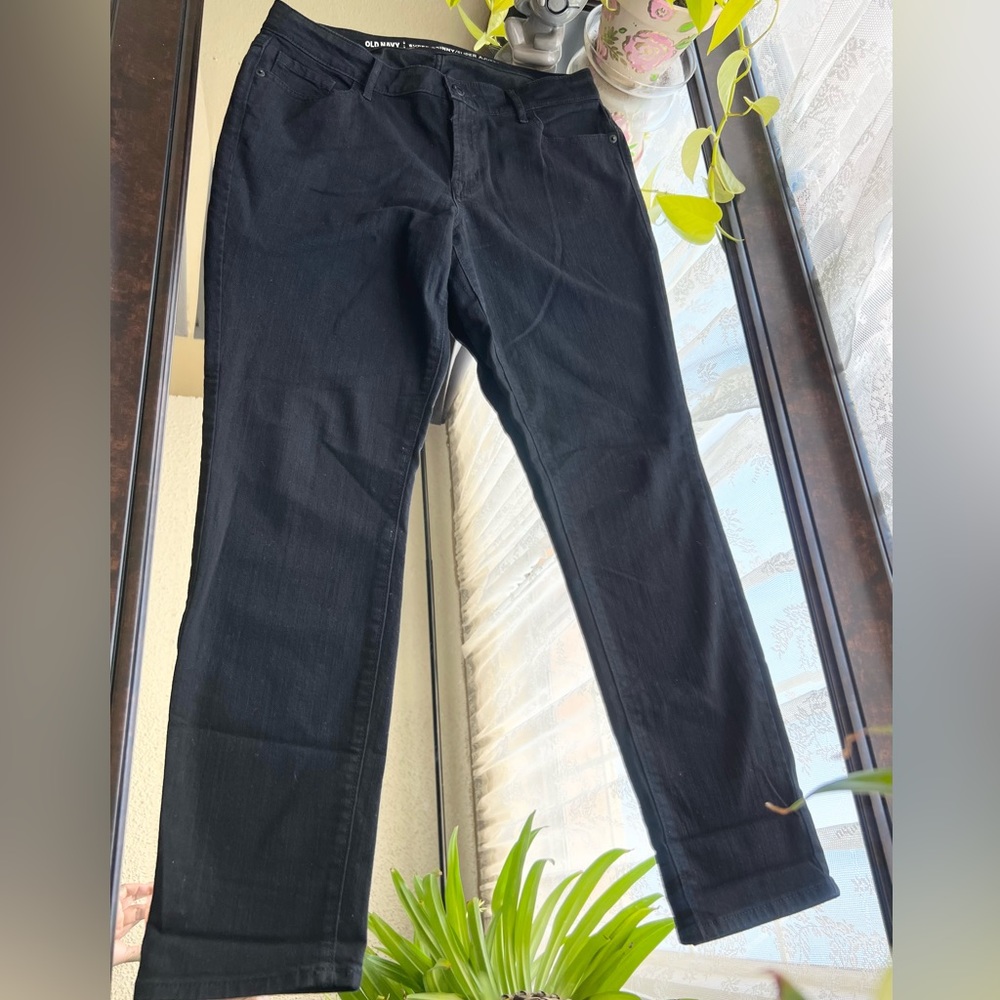 Black Old Navy Super Skinny Women’s Jeans Size 10